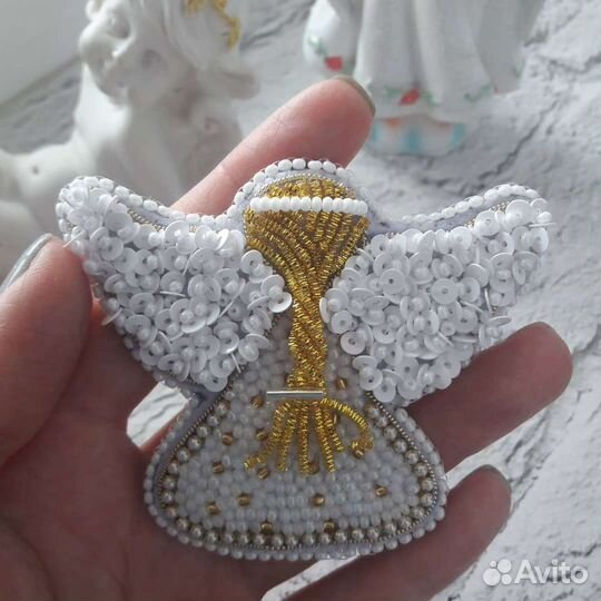 Брошь ручной работы