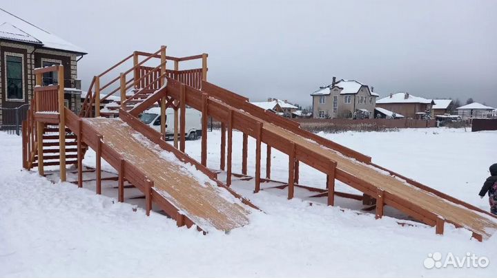 Детский комплекс с зимним скатом