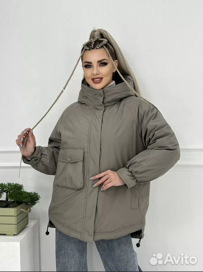 Куртка демисезонная женская оверсайз