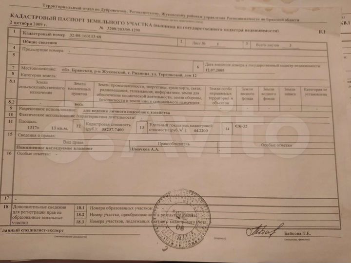 Участок 13 сот. (ИЖС)