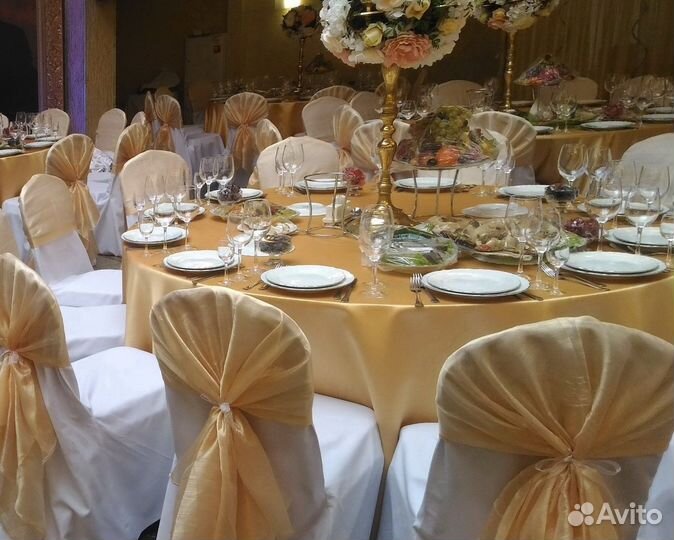 Скатерти и чехлы, текстиль для кафе, ресторана опт