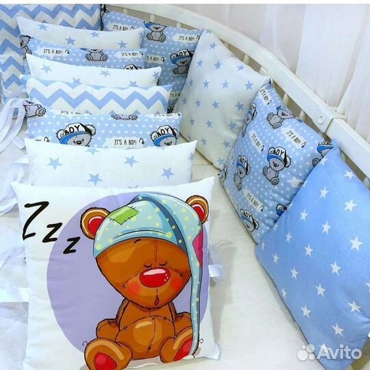 Бортики в кроватку