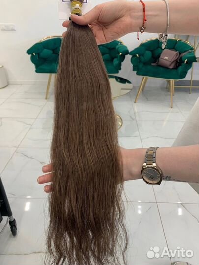 Волосы для наращивания 60 см бу