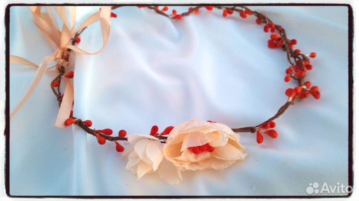 Венок на голову. Ободок венок