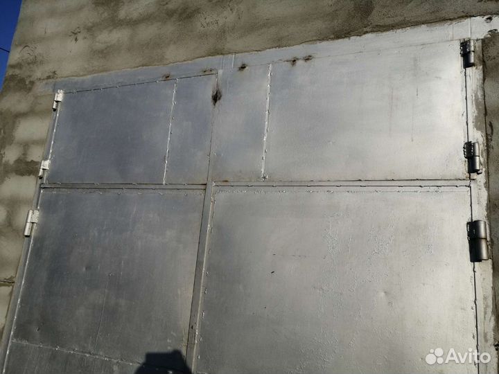 Ворота гаражные металлические бу