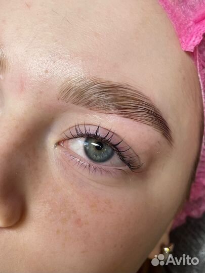 Наращивание и ламинирование ресниц/бровей