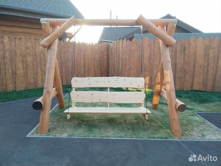 Садовые качели под ключ