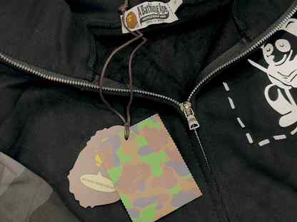Зип Худи Bape Panda black камуфляж, Москва
