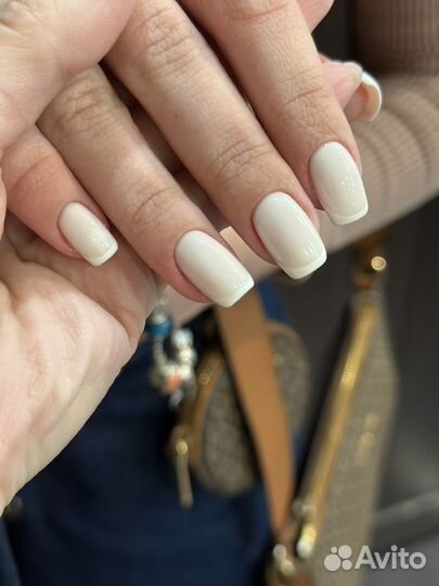 Маникюр наращивание ногтей