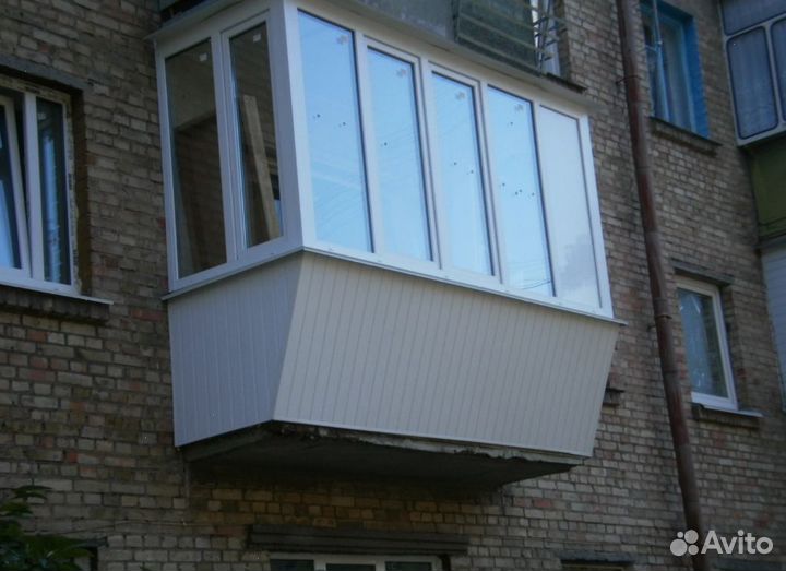 Застекление балкона