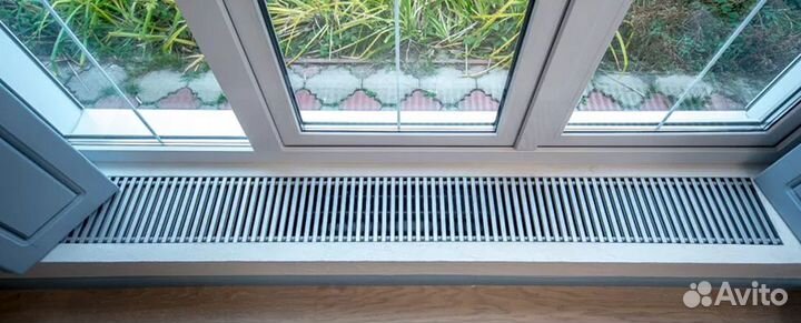 Внутрипольный конвектор Techno Vent 350-140-1500