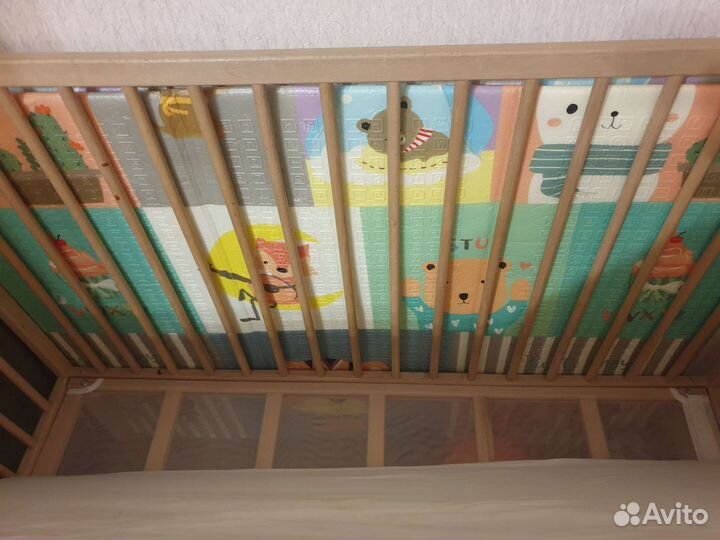 Детская кроватка IKEA + матрас