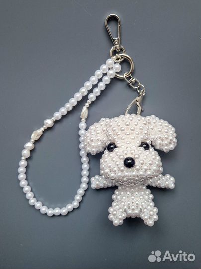 Брелок на сумку собачка
