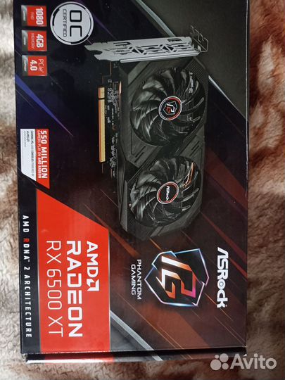 Видеокарта Rx 6500 xt 4gb
