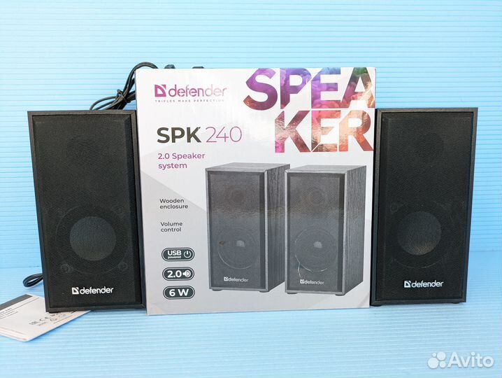 Колонки Defender компьютерные 6в
