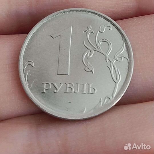 Брак гальванического покрытия монеты рубль