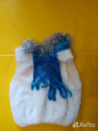 Жилетка детская. Костюм снеговика