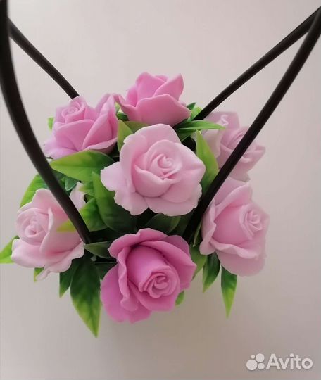 Букет из мыльных роз