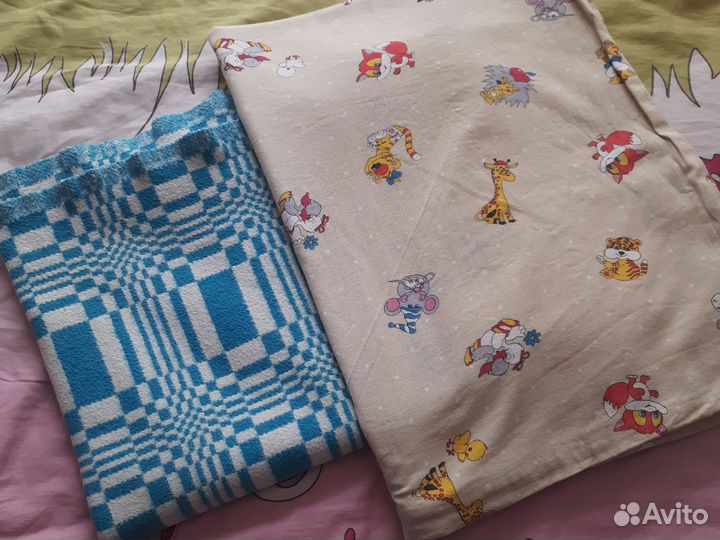 Одеяло байковое и пододеяльник к нему