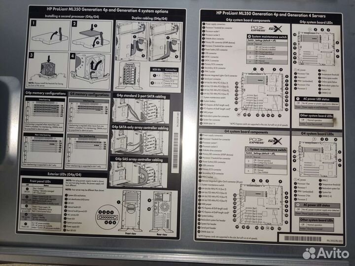 Сервер HP proliant ML350
