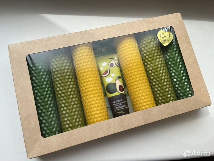 Свечи из вощины. Бокс