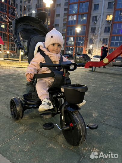 Детский велосипед трансформер с ручкой