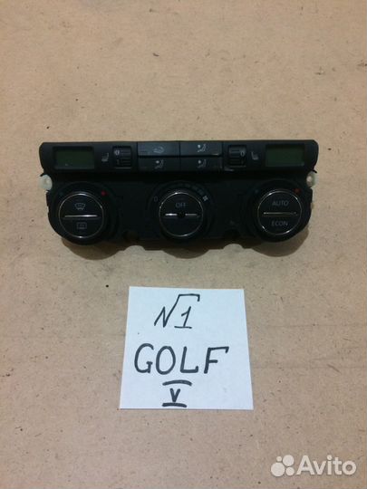 Блок управления климатом volkswagen Golf V