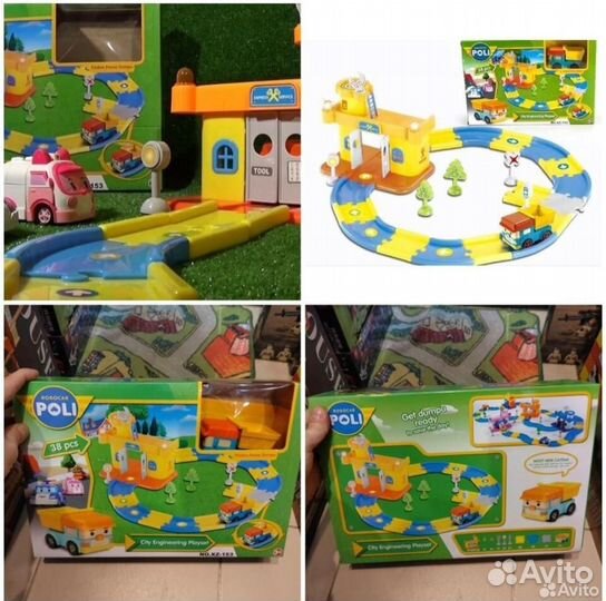 Робокар поли трансформеры парковка