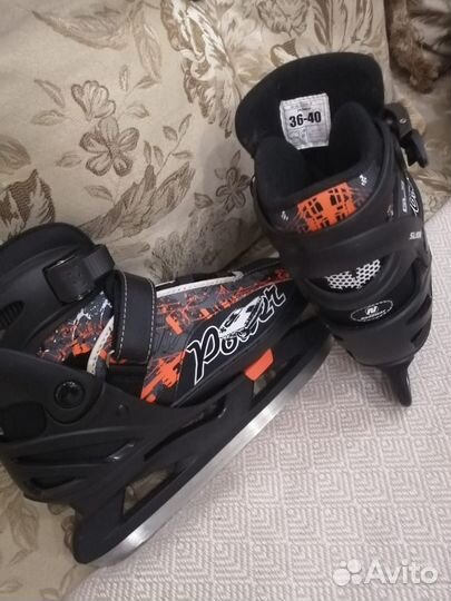 Коньки мужские размеры от35 до38 раздвижные