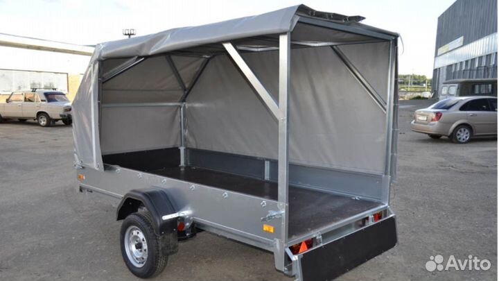 Прицеп для снегохода и грузов сст 7132 супер