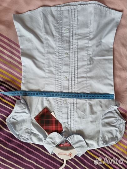 Рубашка школьная для девочки 128