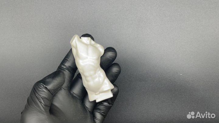 Торс Мужской Фарфор Статуэтка