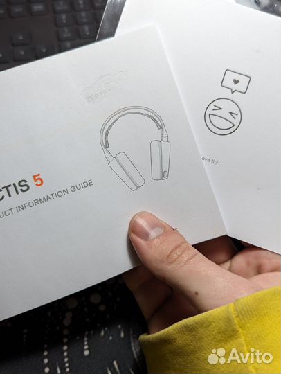 Игровые наушники steelseries arctis5