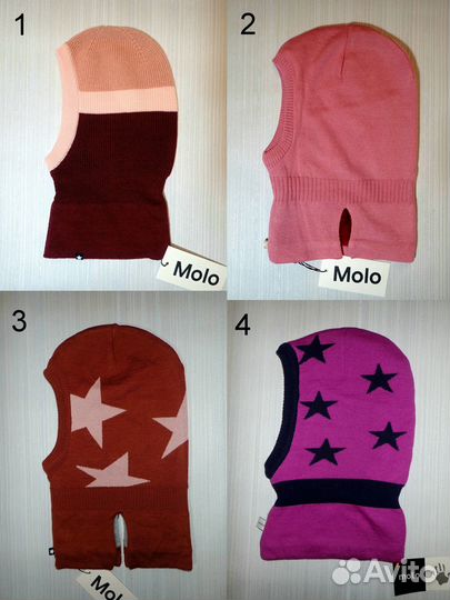 Новые шлемы Molo мальчик\девочка