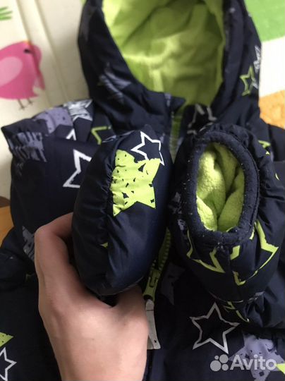 Зимний комбинезон для мальчика 80