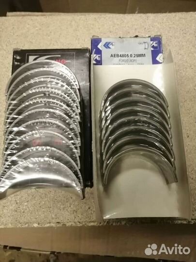 Вкладыши шатунные, коренные Ford