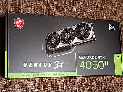 MSI RTX 4060 Ti Ventus 3X E 8gb OC