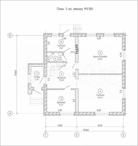 Коттедж 198 м² на участке 12 сот.