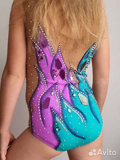 Купальник для художественной гимнастики 122-128 см