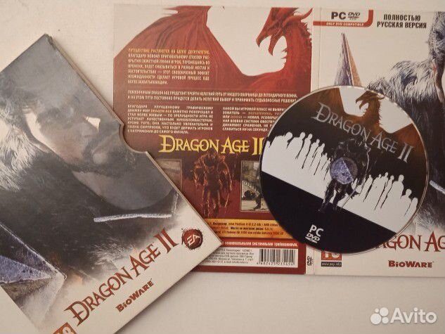 Игра dragon AGE II на DVD диске