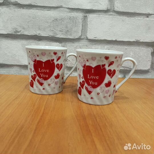 Кружка чашка с блюдцем