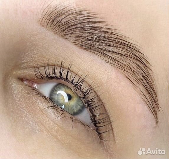 Модели на окрашивание бровей