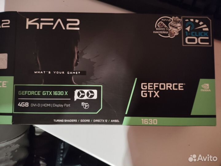 Видеокарта gtx 1630