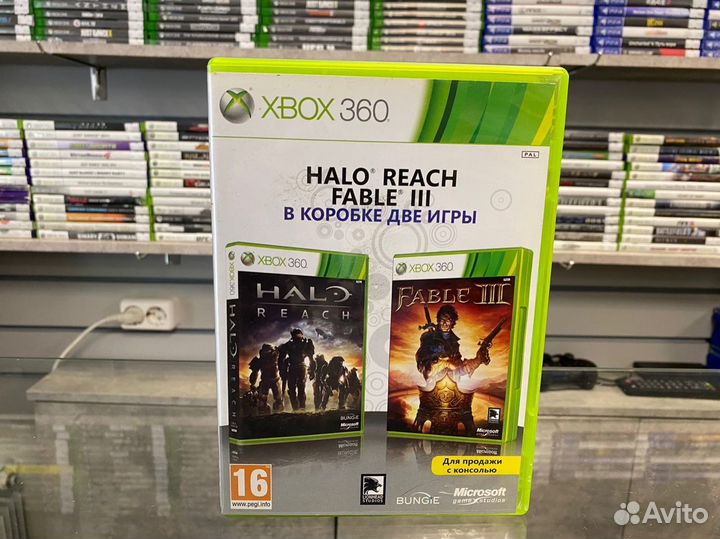Halo Reach / Fable 3 2in1 Xbox 360