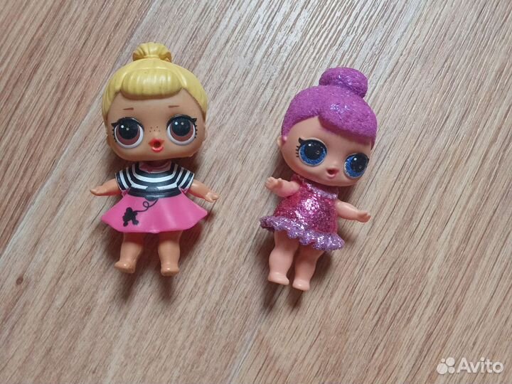 Игрушки киндер+куклы Lol+бакуганы