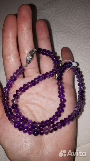 Новые бусы из натуральных полудр.камней,серьги925