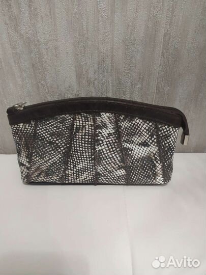 Косметичка натуральная кожа