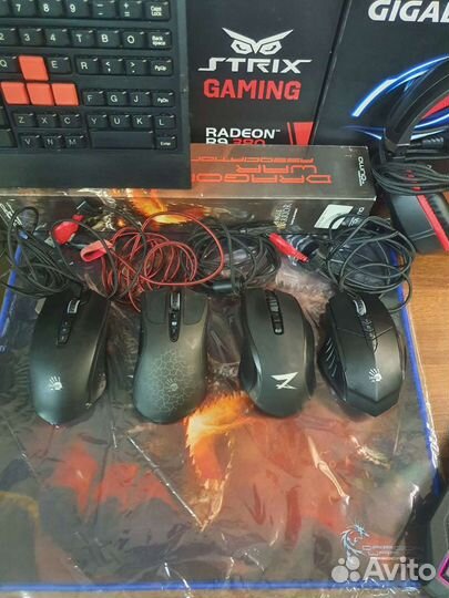 Игровая клавиатура+мышка+наушники