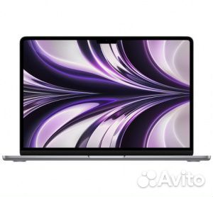MacBook Air (M2, 2022) 8/256 гб, Space Gray (mlxw3