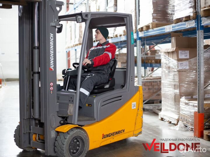 Водитель погрузчик на склад